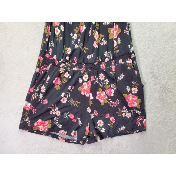 Lascana for Venus Romper Women Medium Multi Floral 100% Viscose Spaghetti Straps - Picture 3 of 8